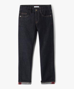 Jean Regular avec ceinture ajustable garçon - LuluCastagnette vue1 - LULU CASTAGNETTE GEMO FOR GOOD - GEMO