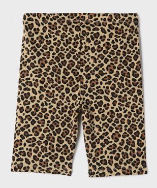 Cycliste en coton stretch fille vue3 - GEMO 4G FILLE - GEMO