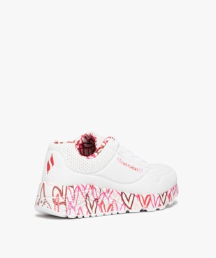 Baskets fille à semelle extra épaisse imprimée cœurs - Skechers X James Goldcrown vue4 - SKECHERS - GEMO