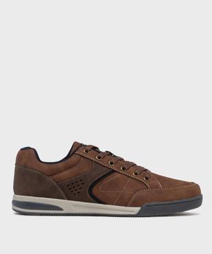 Baskets de ville bicolore à lacets homme - Urban Steps vue2 - URBAN STEPS - GEMO