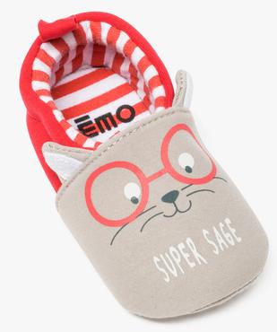 Chaussons de naissance bébé garçon petites oreilles de chat vue5 - GEMO(BB COUCHE) - GEMO
