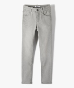 Jean fille coupe Skinny extensible vue1 - GEMO 4G FILLE - GEMO