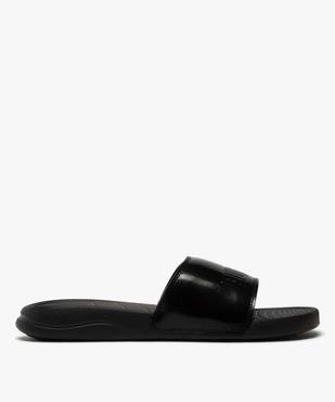 Mules de piscine femme unies à bandeau verni - Puma vue1 - PUMA - GEMO