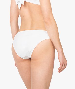 Bas de maillot de bain femme forme slip avec boutons fantaisie vue2 - GEMO (PLAGE) - GEMO