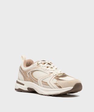 Baskets running multicolores femme - 5 Miles vue2 - 5 MILES - GEMO