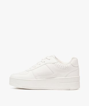 Baskets fille compensées avec détail pailleté - Camps United vue3 - CAMPS - GEMO