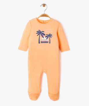Pyjama dors-bien avec motif exotique bébé garçon vue1 - GEMO 4G BEBE - GEMO