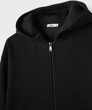 Sweat zippé à capuche garçon vue2 - GEMO (JUNIOR) - GEMO