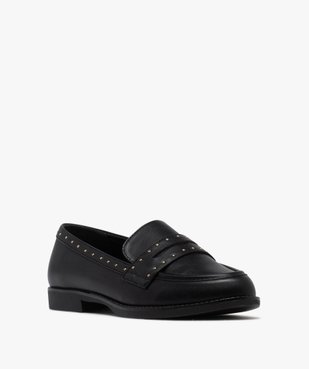 Mocassins plats avec petits clous métalliques femme vue3 - FOLLOW ME - GEMO