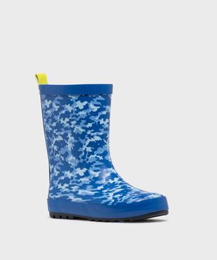 Bottes de pluie imprimé camo garçon - Buggy Shoes vue2 - BUGGY - GEMO