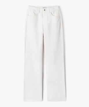 Jean large taille haute fille vue5 - GEMO 4G FILLE - GEMO