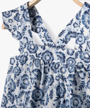 Ensemble bébé fille 2 pièces : short + top à bretelles fleuris - LuluCastagnette vue2 - LULUCASTAGNETTE - GEMO