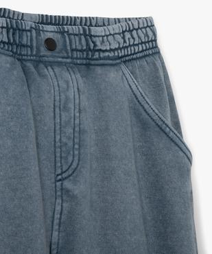 Pantalon jogpant en molleton garçon vue2 - GEMO (ENFANT) - GEMO