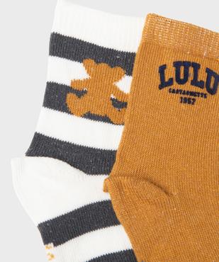 Chaussettes tige haute imprimées bébé - LuluCastagnette (lot de 2) vue2 - LULUCASTAGNETTE - GEMO