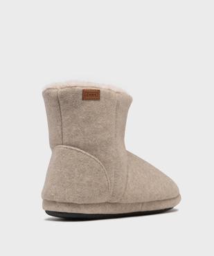 Chaussons boots avec doublure sherpa femme - DIM vue4 - DIM - GEMO