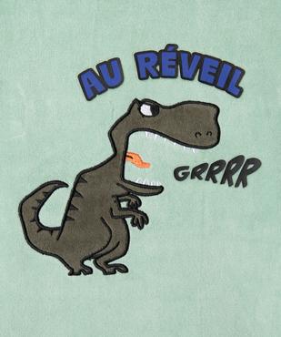 Pyjama en velours 2 pièces motif dinosaure garçon vue2 - GEMO (ENFANT) - GEMO