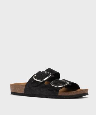 Mules ouvertes avec brides à boucles femme - Follow Me vue2 - FOLLOW ME - GEMO