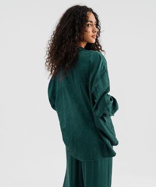 Chemise en satin froissé femme vue3 - GEMO(FEMME PAP) - GEMO