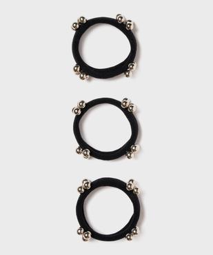 Elastiques pour les cheveux avec perles (lot de 3) vue1 - GEMO (ACCESS) - GEMO