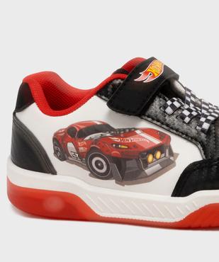 Baskets à scratch à motif voiture avec semelle lumineuse garçon - Hot Wheels vue6 - HOT WHEELS - GEMO