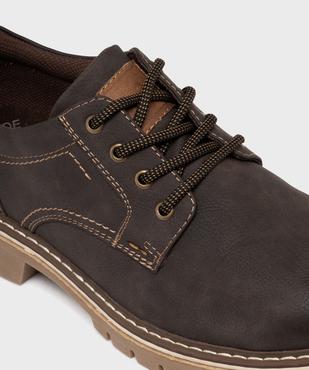 Derbies casual à semelle crantée homme - Relife vue6 - RELIFE - GEMO