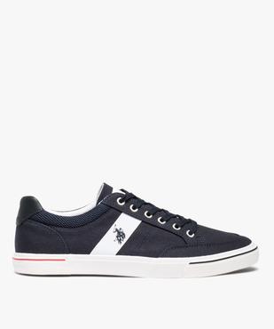 Baskets homme en toile unie à lacets – US Polo Assn vue2 - US POLO - GEMO