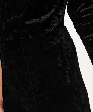 Pantalon large en velours fluide femme vue2 - GEMO(FEMME PAP) - GEMO