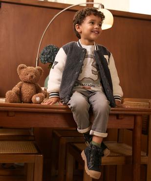 Jean slim en denim stretch délavé bébé garçon - LuluCastagnette vue5 - LULUCASTAGNETTE - GEMO