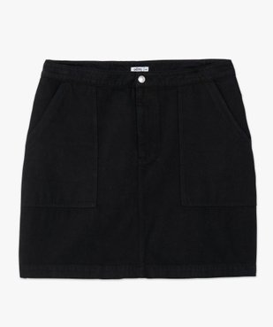 Jupe femme grande taille en toile coupe droite vue4 - GEMO (G TAILLE) - GEMO