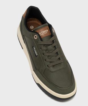 Baskets basses unies à lacets homme - Lee Cooper vue5 - LEE COOPER - GEMO