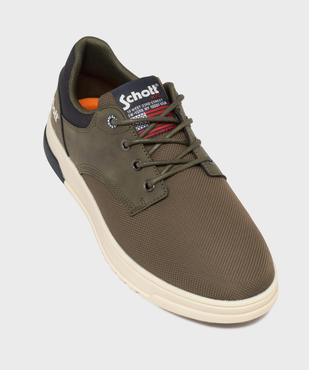 Baskets basses en toile texturé homme - Schott vue5 - SCHOTT - GEMO