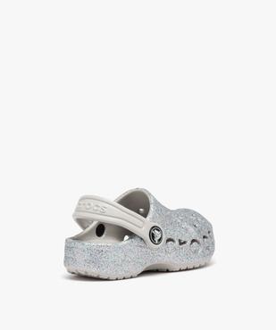 Sabots souples plage fille unis à paillettes - Crocs vue4 - CROCS - GEMO