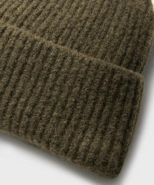 Bonnet en grosse maille avec revers femme vue2 - GEMO (ACCESS) - GEMO