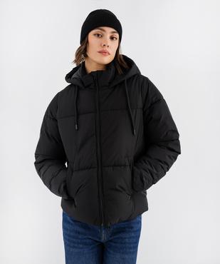Doudoune à capuche et col montant femme vue1 - GEMO 4G FEMME - GEMO