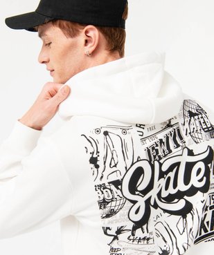 Sweat à capuche molletonné homme vue2 - GEMO 4G HOMME - GEMO