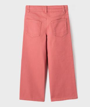 Pantalon Wide Leg avec taille ajustable fille vue6 - GEMO 4G FILLE - GEMO