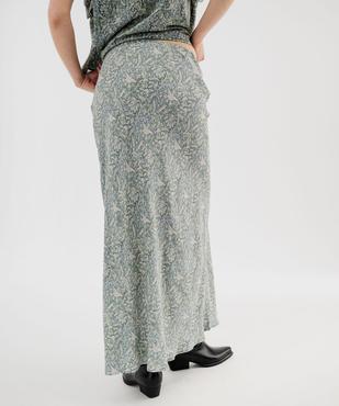Jupe longue en viscose fleurie femme vue3 - GEMO(FEMME PAP) - GEMO