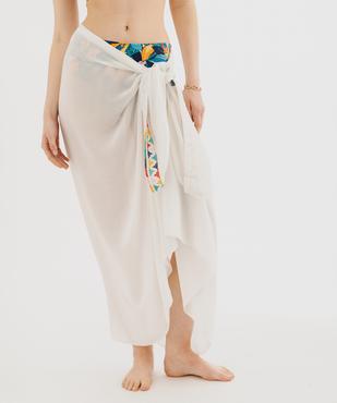 Paréo à motifs géométriques femme vue2 - GEMO (ACCESS) - GEMO