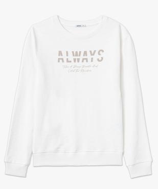 Sweat en coton flammé imprimé homme vue4 - GEMO (HOMME) - GEMO