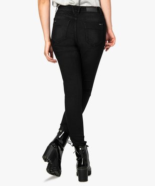 Jean femme coupe slim à détails argentés en polyester recyclé vue3 - GEMO 4G FEMME - GEMO