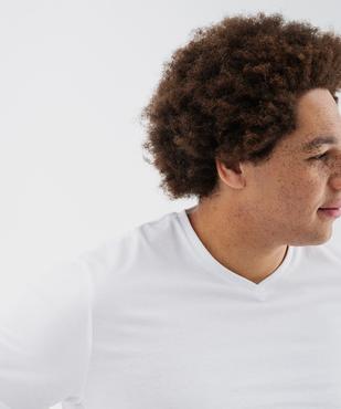 Tee-shirt à manches courtes et col V homme vue13 - GEMO 4G HOMME - GEMO