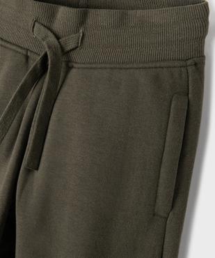 Pantalon de jogging molletonné avec ceinture ajustable garçon vue2 - GEMO 4G GARCON - GEMO