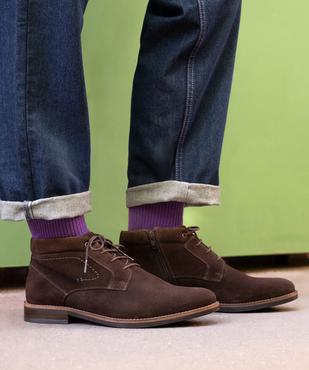 Boots en cuir homme - Taneo vue7 - TANEO GEMO FOR GOOD - GEMO