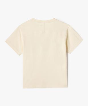 Tee-shirt manches courtes coupe oversize thème sport garçon vue4 - GEMO 4G GARCON - GEMO