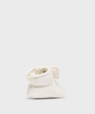 Chaussons de naissance montants en jersey à scratch bébé fille vue4 - LITTLE LOVE GEMO FOR GOOD - GEMO