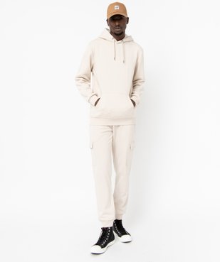 Sweat à capuche intérieur molletonné homme vue6 - GEMO 4G HOMME - GEMO