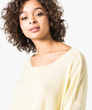 Pull ample en maille fine vue2 - FOLLOW ME - GEMO