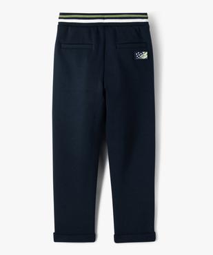 Pantalon de jogging coupe large garçon vue5 - LULUCASTAGNETTE - GEMO
