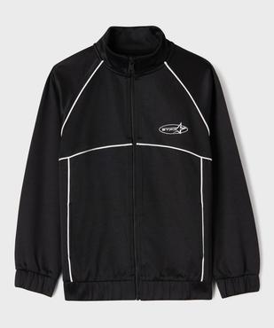 Sweat de sport à col montant en matière sport garçon vue1 - GEMO (JUNIOR) - GEMO