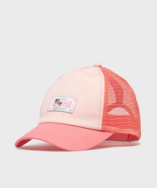 Casquette en mesh et coton avec étiquette exotique motif fille vue1 - GEMO (ACCESS) - GEMO